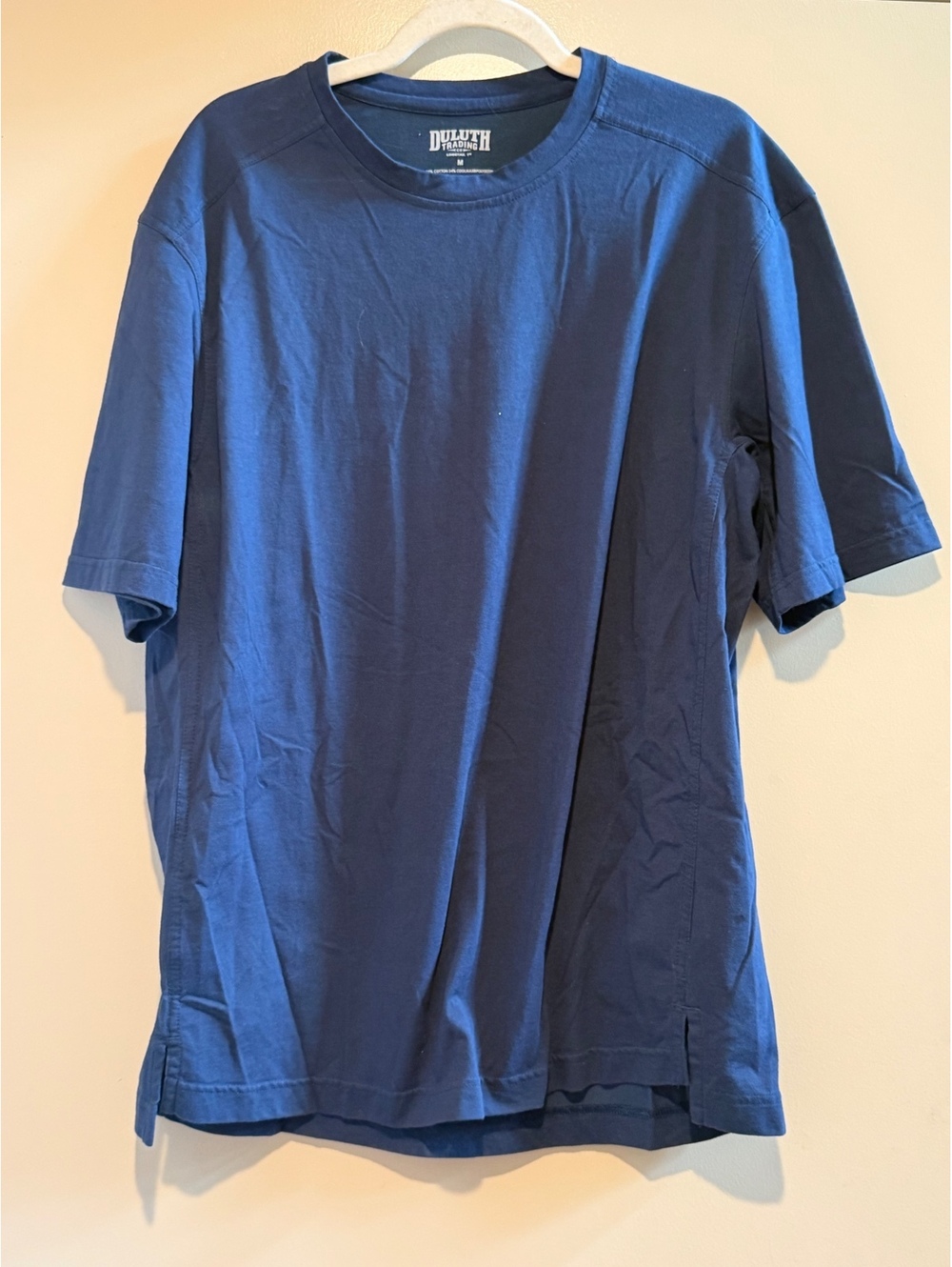 Duluth Trading Co Longtail T Medium Navy Blue T-Shirt